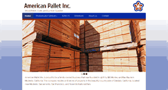 Desktop Screenshot of americanpallet.com