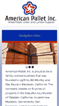 Mobile Screenshot of americanpallet.com